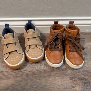 Toddler Boys High top Dress Shoes, Size 9, Old Navy & Cat & Jack